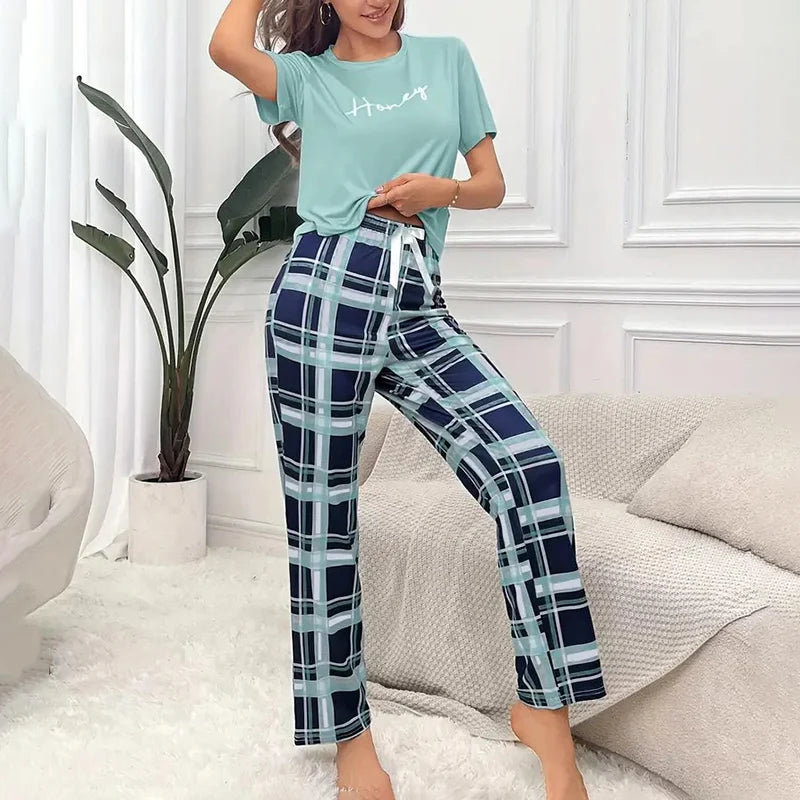 Casual Pajamas Set for Moms | Soft Mama Home Clothes Loungewear | Can Mama