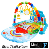 Baby Fitness Stand Piano Play Gym mat