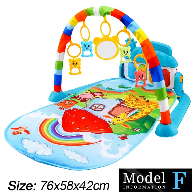 Baby Fitness Stand Piano Play Gym mat