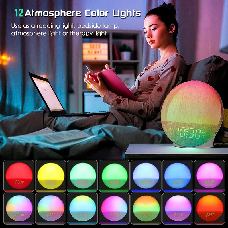 Wake Up Light Sunrise Alarm Clock
