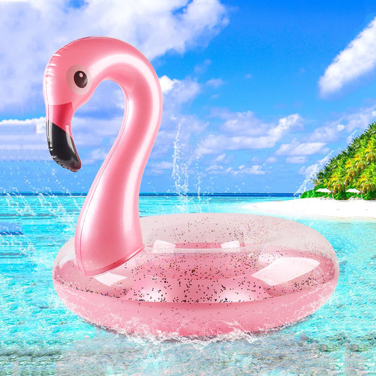 Flamingo Inflatable Pool Float | Fun Beach Raft Lounger for Adults & Kids | CanMama