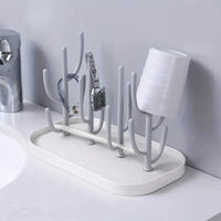 Baby Tree-Shaped Milk Bottle Drain Rack