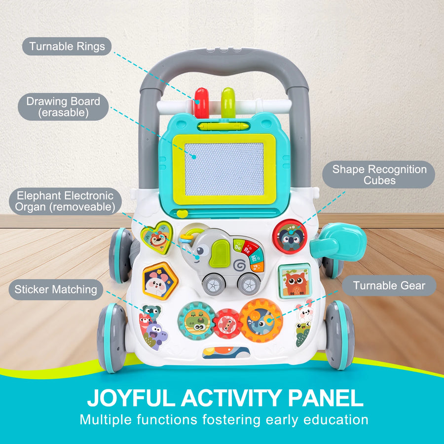 Cartoon Baby Push Walker