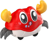 Baby Crawling Crab Toy  Pull-Back Bubble Simulation