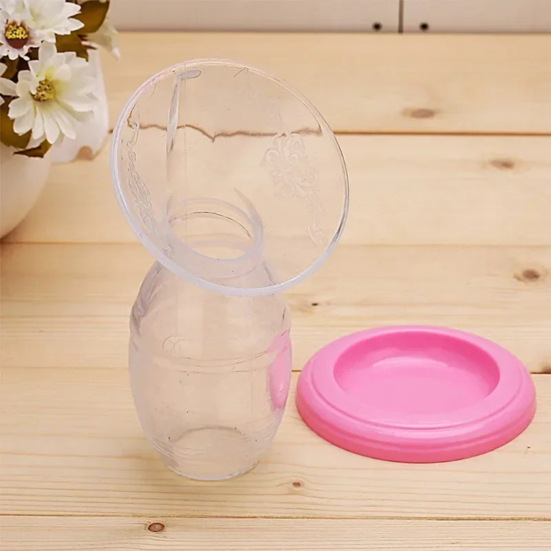 Manual Breast Pump | Silicone Breast Collector & Milk Expression Partner | Can Mama