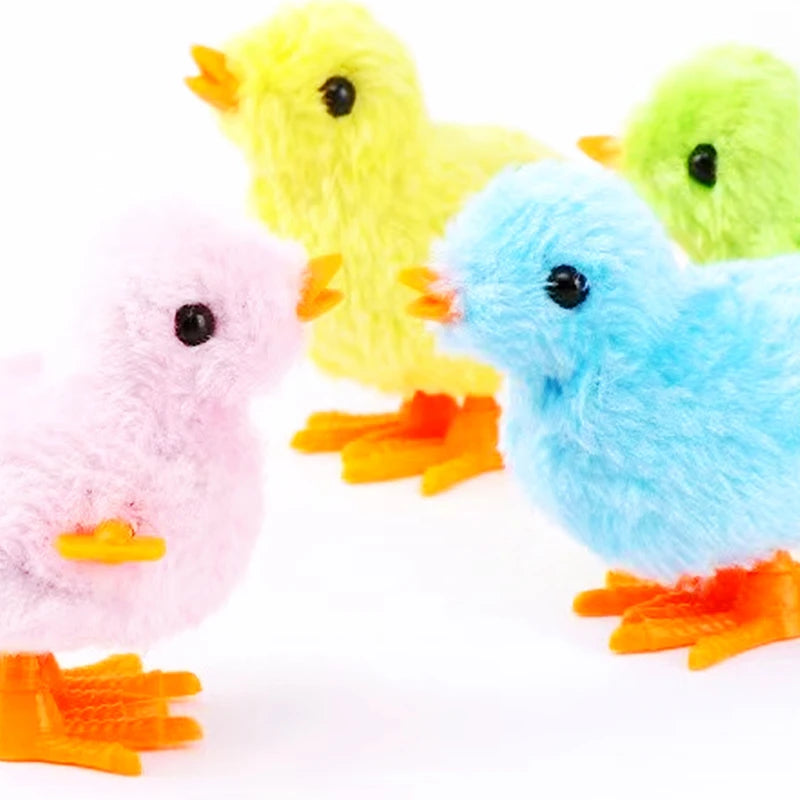 3PCS Clockwork Jumping Chick Toys