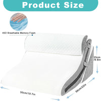3-in-1 Memory Foam Wedge Pillow Set
