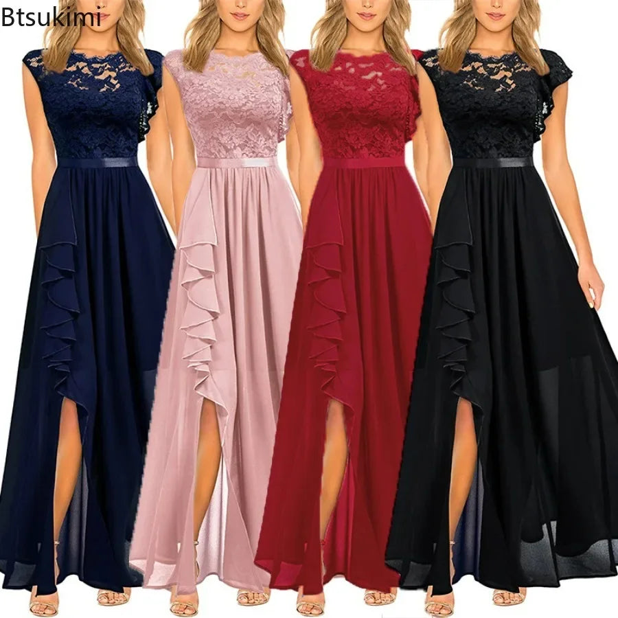 Elegant Long Maxi Dress for Moms | Stylish Mama Formal Occasion Dress | Can Mama