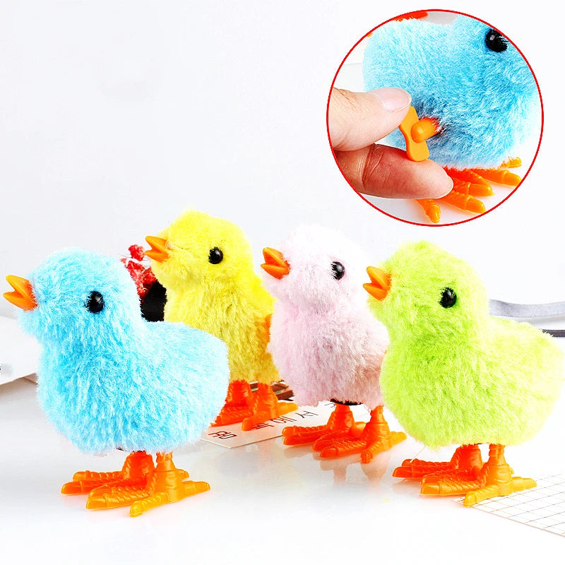 3PCS Clockwork Jumping Chick Toys