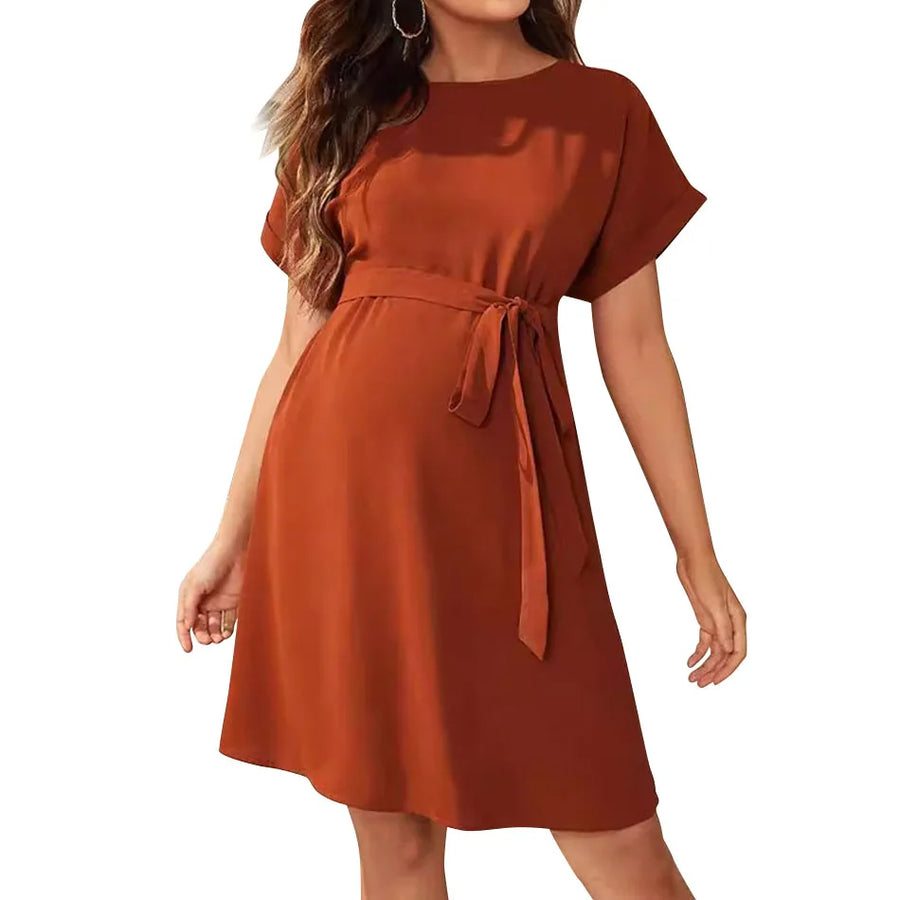 Comfortable Casual Maternity Dress for Moms | Everyday Mama Pregnancy Wear | Can Mama