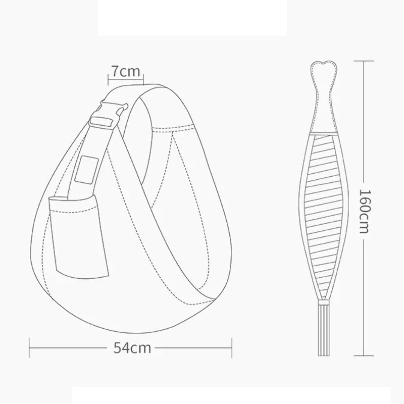 Baby Wrap Carrier | Newborn Sling Nursing Cover Breathable | Skin-to-Skin Bonding | Can Mama