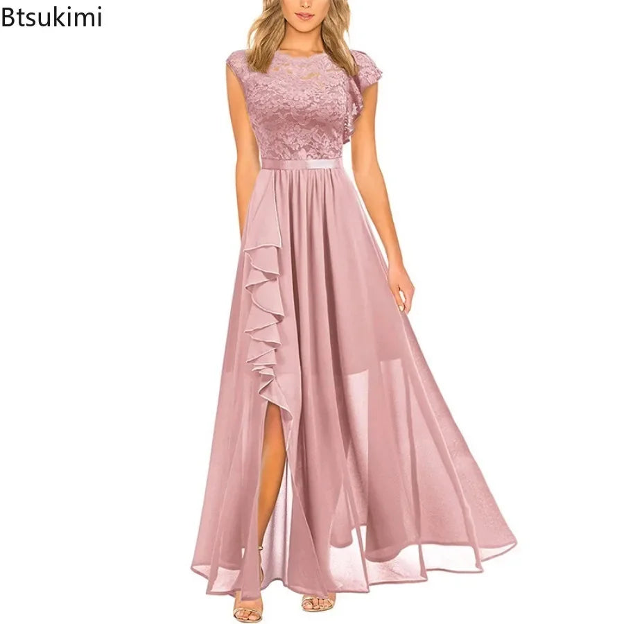 Elegant Long Maxi Dress for Moms | Stylish Mama Formal Occasion Dress | Can Mama