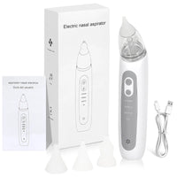 Baby Electric Nasal Aspirator | USB Rechargeable 3-Speed Newborn Nose Cleaner | Can Mama