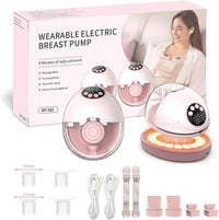 Wearable Electric Breast Pump | Hands-Free BPA-Free UV Sterilize & Heated Base | Can Mama