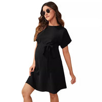 Comfortable Casual Maternity Dress for Moms | Everyday Mama Pregnancy Wear | Can Mama