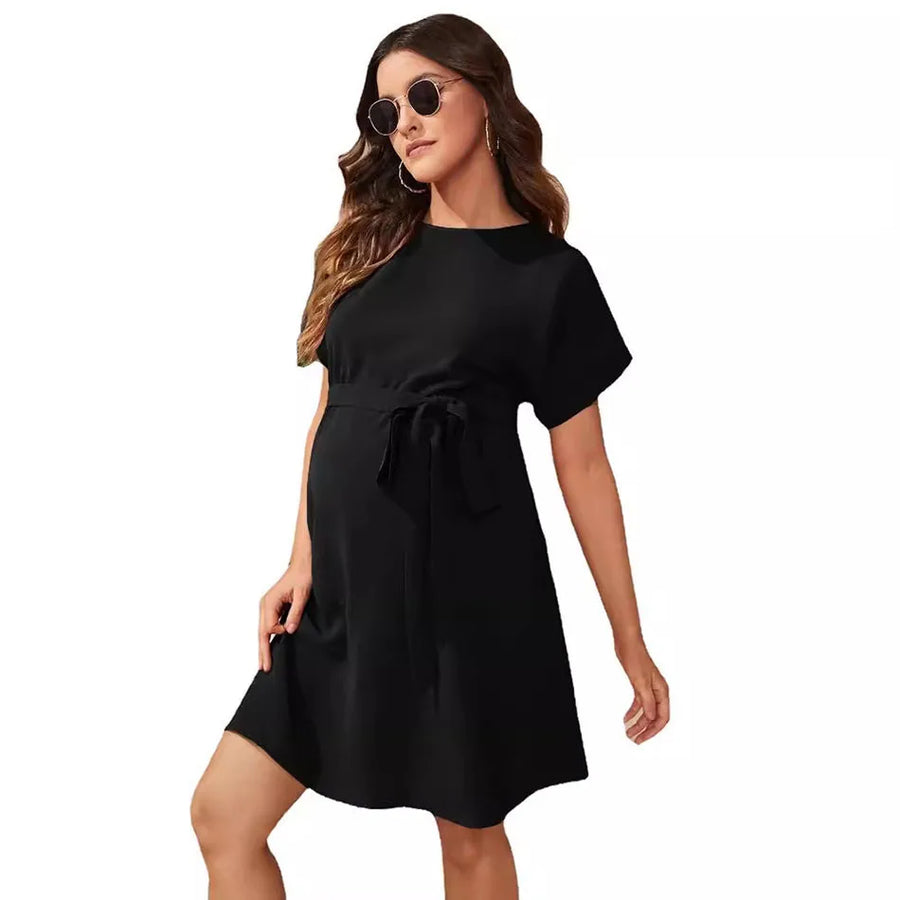 Comfortable Casual Maternity Dress for Moms | Everyday Mama Pregnancy Wear | Can Mama