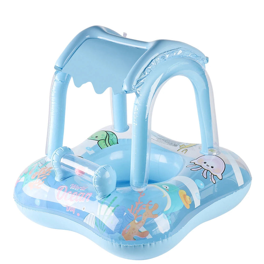 Baby Pool Float with Sun Canopy