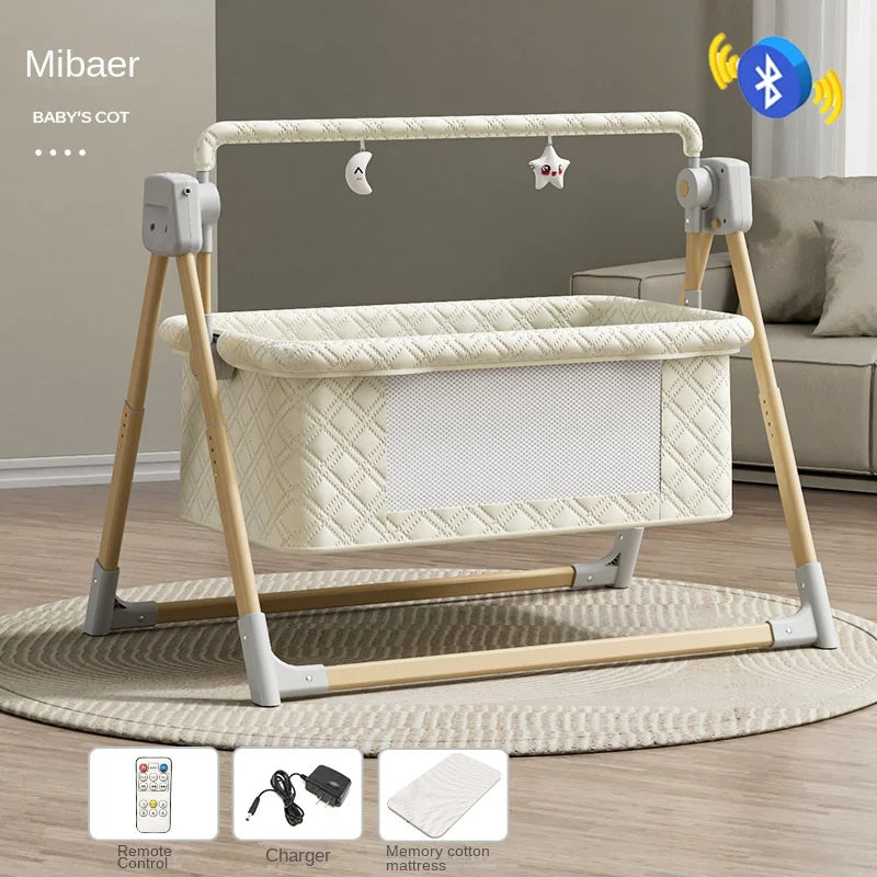 Baby Electric Rocking Cradle Crib