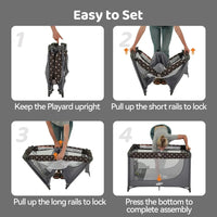 Compact Foldable Baby Travel Playard