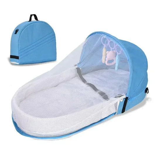 Portable Baby Bed | Foldable Travel Crib Newborn Bassinet | Safe Sleep Anywhere | Can Mama