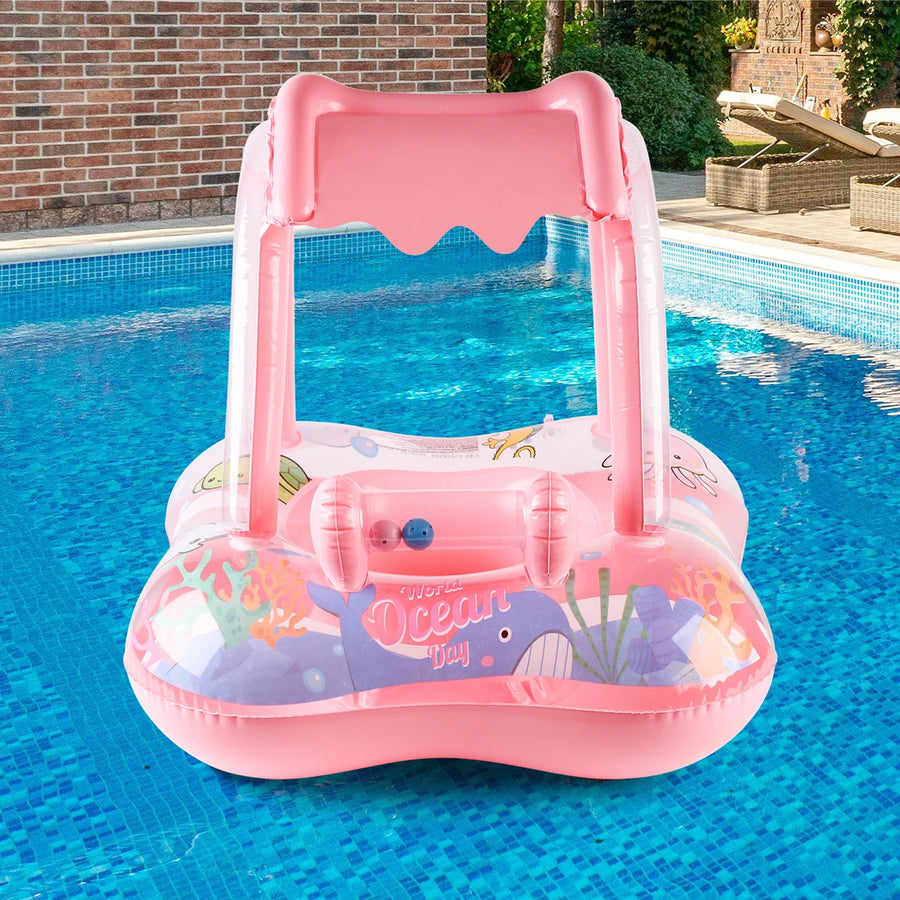 Baby Pool Float with Sun Canopy