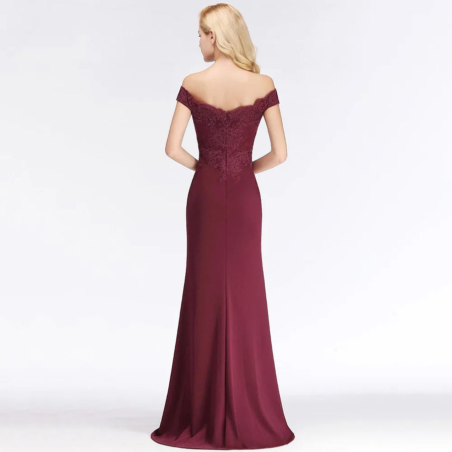 Mermaid Evening Maxi Dress for Moms | Elegant Mama Long Formal Gown | Can Mama