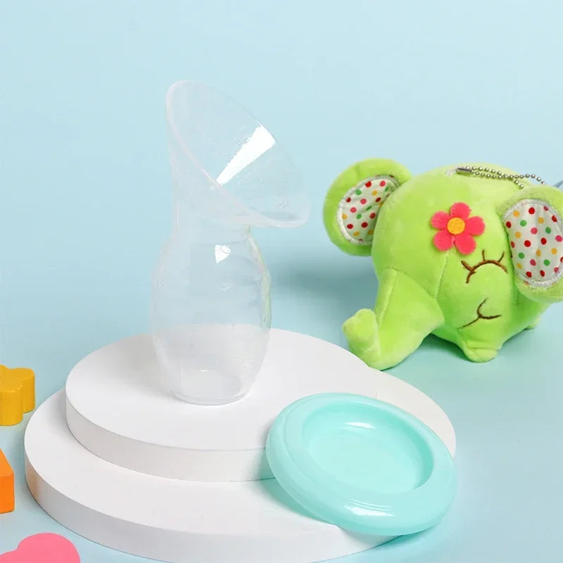 Manual Breast Pump | Silicone Breast Collector & Milk Expression Partner | Can Mama