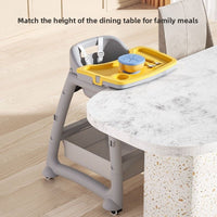 Adjustable Baby Dining Chair | Safe High Chair with Safety Belt | Can Mama