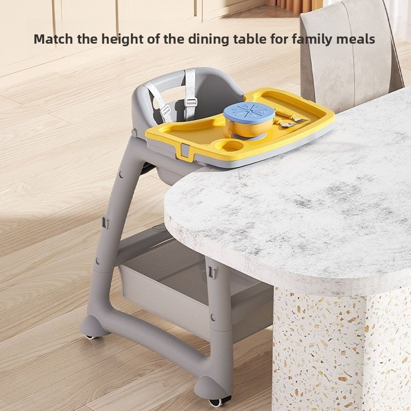 Adjustable Baby Dining Chair | Safe High Chair with Safety Belt | Can Mama
