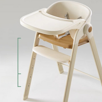 Adjustable Baby Dining Chair Safe High Chair with Safety Belt