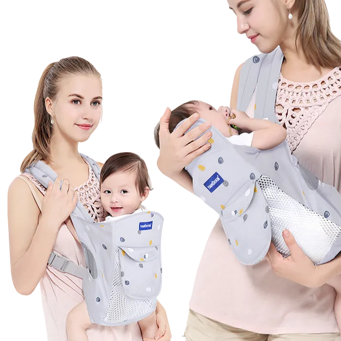 Traditional Old-Fashioned Baby Carrier Wrap with Soft Cotton Fabric | Can Mama