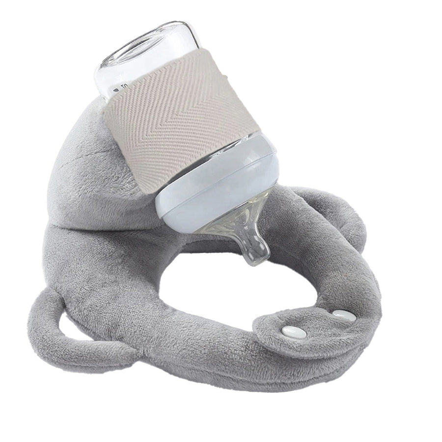 Newborn Breastfeeding Pillow with Bottle Holder