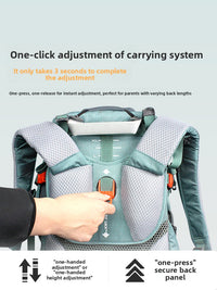 Comfortable Child Carrier Backpack with Padded Shoulder Straps | Can Mama