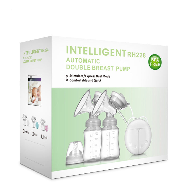 Double Electric Breast Pump Silent Automatic Dual Pumping