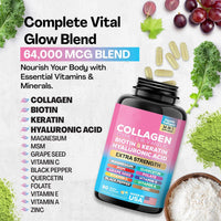 Collagen Protein Capsules for Skin, Hair & Nails