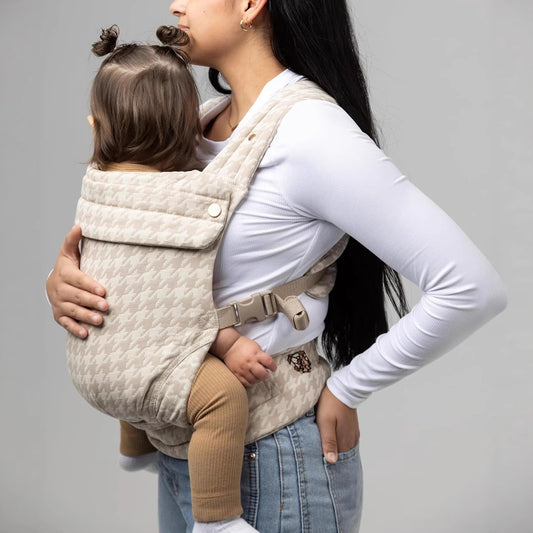 Adjustable Baby Carrier with Waist Support | Ergonomic Infant Carrier | All Seasons Breathable | Can Mama