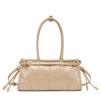 Retro Oil Wax Leather Tote Bag Shoulder Handbag