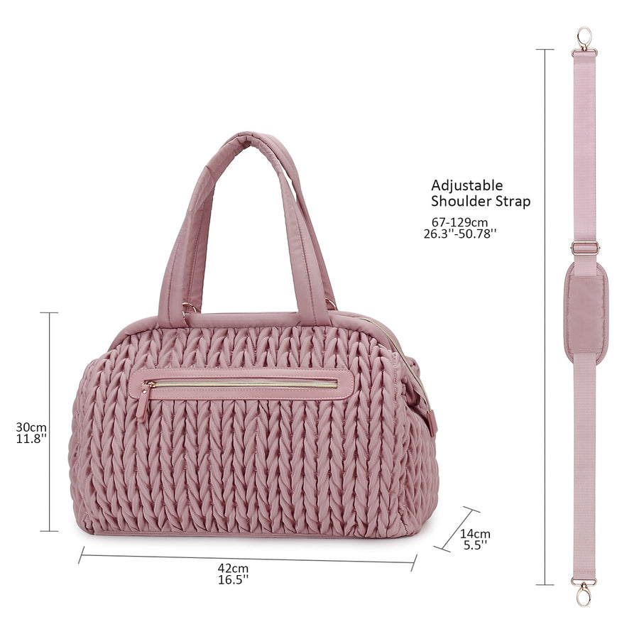 Quilted Embroidery Diaper Bags in Luggage & Bag