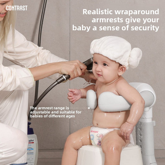 Baby Bath Rack | Newborn Bathing Support Seat | Safe Non-Slip Bath Cradle | Can Mama