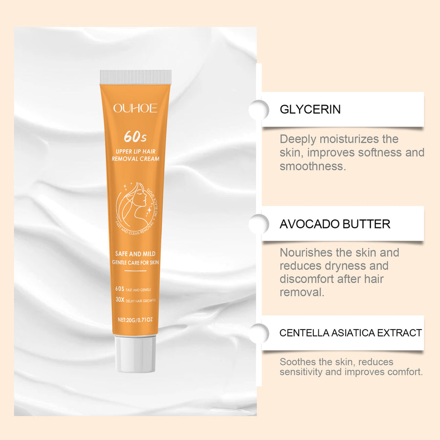Hair Removal Cream for Body and Face by Can Mama – Gentle, Smooth & Nourishing