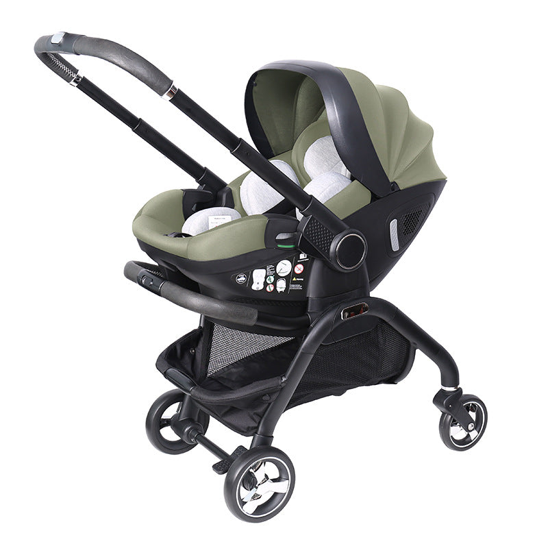 Kidilo 3-in-1 Reversible Baby Stroller with Carry Basket & Adjustable Canopy | Can Mama