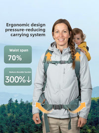 Comfortable Child Carrier Backpack with Padded Shoulder Straps | Can Mama