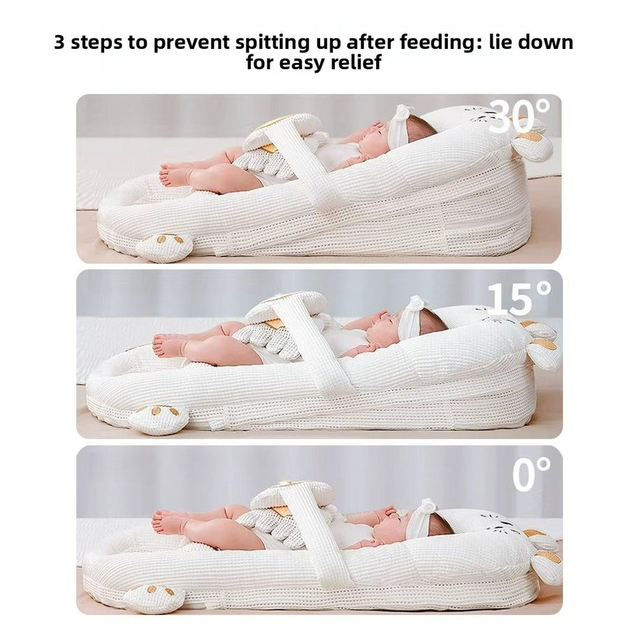 Anti-Reflux Baby Inclined Sleeping Bed with