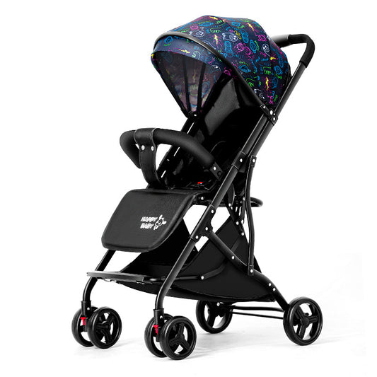 4-Wheel Baby Stroller with One-Button Folding & 25kg Capacity | Can Mama
